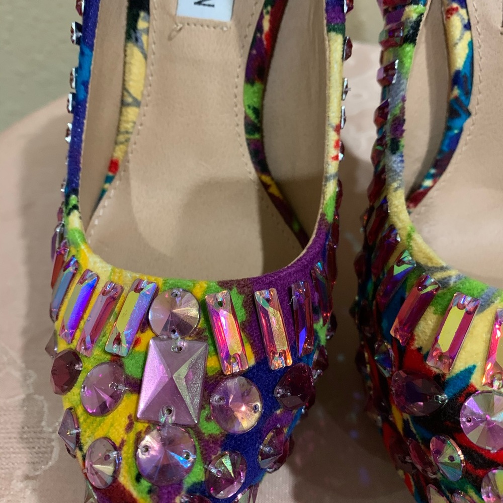 Multi-Colored Platform Pumps - image 8